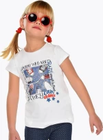 Mayoral Παιδικό T-shirt για Κορίτσι Λευκό