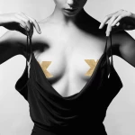 Bijoux Indiscrets Flash Star Pasties Gold