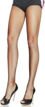 Leg Avenue Nylon Fishnet Pantyhose Black