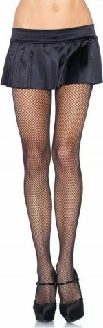 Leg Avenue Nylon Fishnet Pantyhose Black