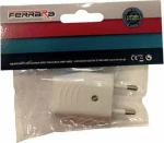 Eurolamp Διπολικό Αρσενικό 800-10023 Λευκό