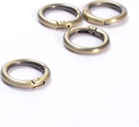 Κρίκος με Μηχανισμό 20mm Small Μπρονζέ