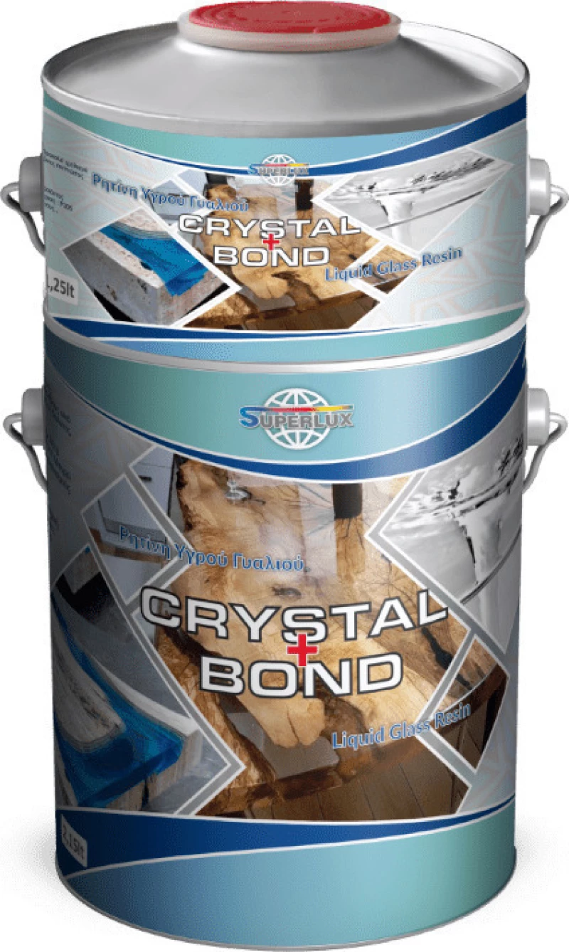 Superlux Crystal Bond Ρητίνη Υγρού Γυαλιού 960gr