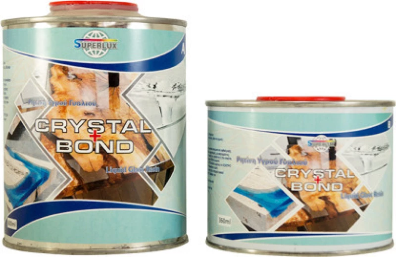 Superlux Crystal Bond Ρητίνη Υγρού Γυαλιού 960gr