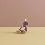 Kids Concept Ξύλινος Τροχήλατος Δεινόσαυρος
