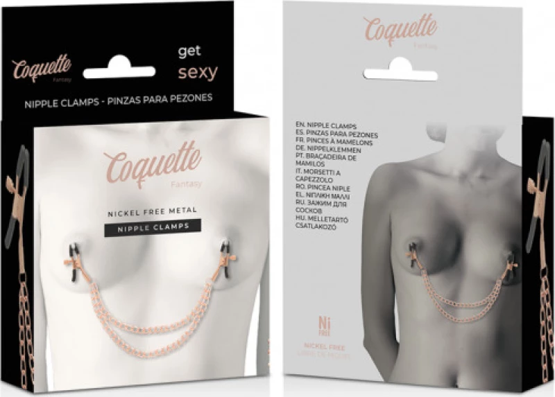 Coquette Nipple Clamps Black