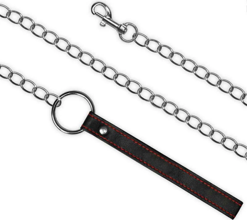 Lovetoy Collar & Leash Bondage Black