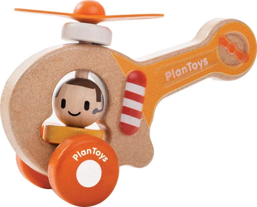 PLANTOYS - Plan Toys Ξύλινο ελικόπτερo