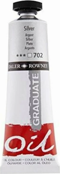 DALER ROWNEY GRADUATE OIL 38ML SILVER 702