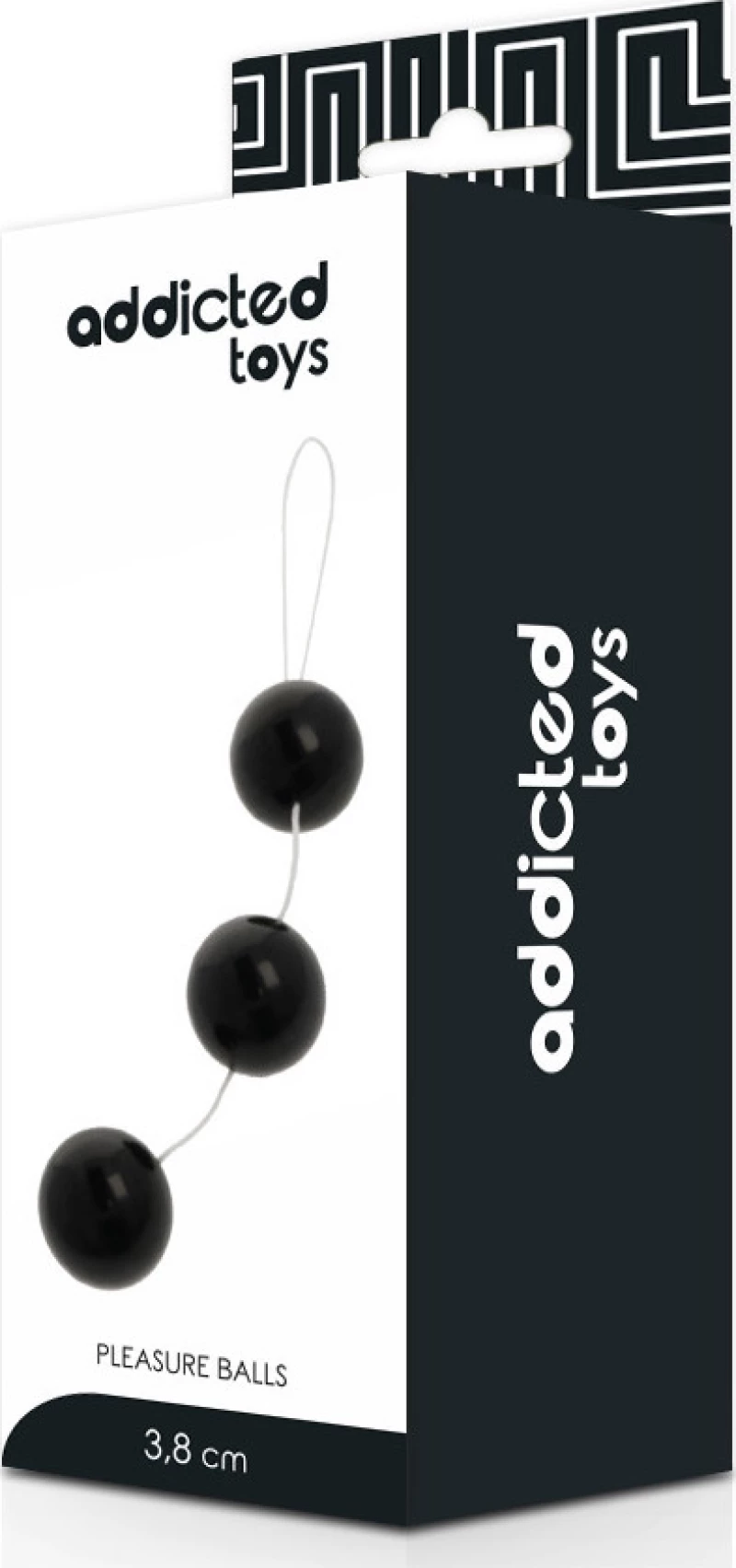 Addicted Toys Pleasure Balls Black 3.8cm