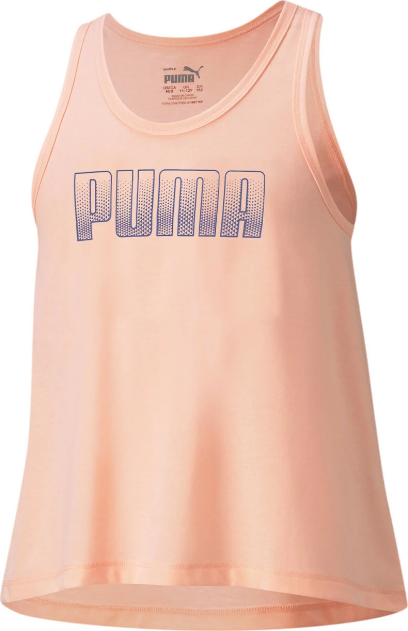 Puma Παιδική Καλοκαιρινή Μπλούζα Αμάνικη για Κορίτσι Ροζ