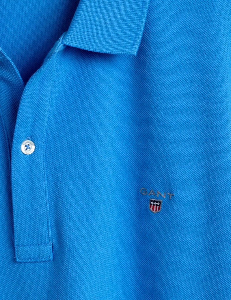 Μπλούζα polo pique pacific blue Gant