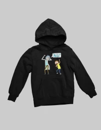 Rick & Morty Παιδικό Hoodie - BLACK