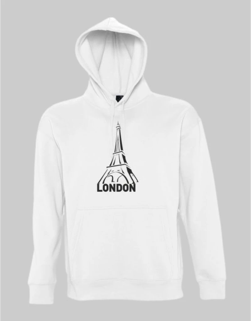 London hoodie - WHITE