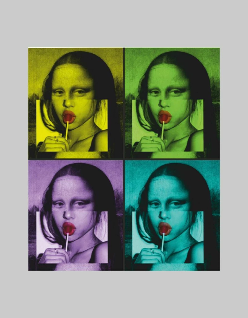 Mona Lisa Παιδικό Φούτερ - WHITE