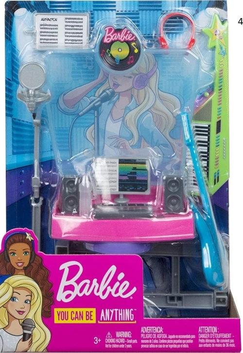 Barbie Έπιπλα Για Επαγγέλματα Studio Ηχογράφησης