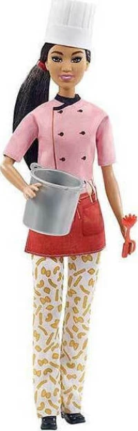Barbie Μελαχρινή Κούκλα Σεφ Ζυμαρικών