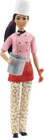Barbie Μελαχρινή Κούκλα Σεφ Ζυμαρικών