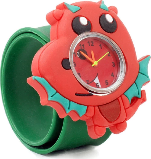 Wacky Watches Παιδικό Ρολόι με Λουράκι Σιλικόνης Slap Δράκος 14482323