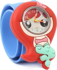 Wacky Watches Παιδικό Ρολόι με Λουράκι Σιλικόνης Slap Γοργόνα 14482324