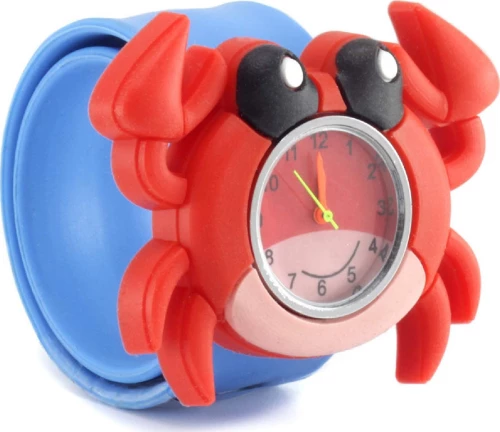 Wacky Watches Παιδικό Ρολόι με Λουράκι Σιλικόνης Slap Κάβουρας 14482309