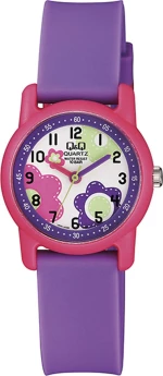 Q&Q Vr41J006 Kids Purple Rubber Strap