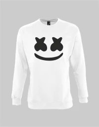 Marshmello dj KIDS SWEATSHIRT - WHITE