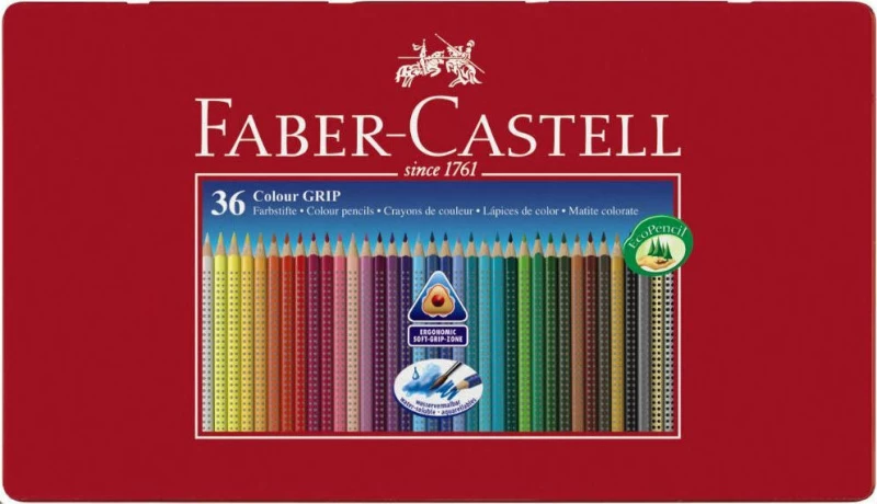 Faber-Castell Σετ Ξυλομπογιές Ακουαρέλας σε Μεταλλική Κασετίνα 36τμχ