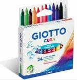 Giotto Σετ Κηρομπογιές Cera 10cm 24τμχ