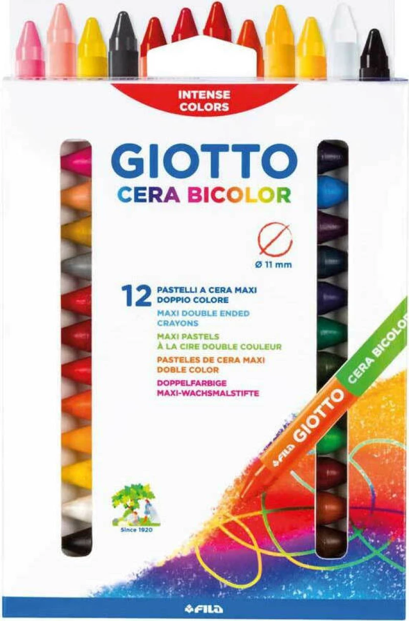 Giotto Σετ Κηρομπογιές Cera 10cm 24τμχ