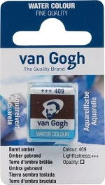Royal Talens Van Gogh Νερομπογιά Κύβος Ακουαρέλας 409 Burnt Umber