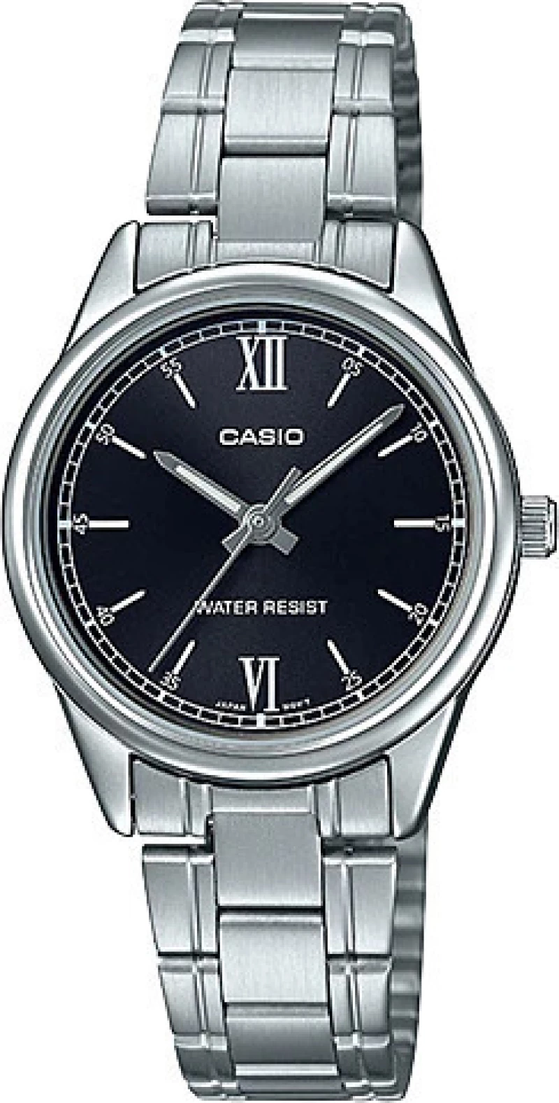 Casio Ρολόι με Μεταλλικό Μπρασελέ σε Ασημί χρώμα