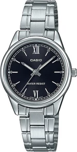 Casio Ρολόι με Μεταλλικό Μπρασελέ σε Ασημί χρώμα