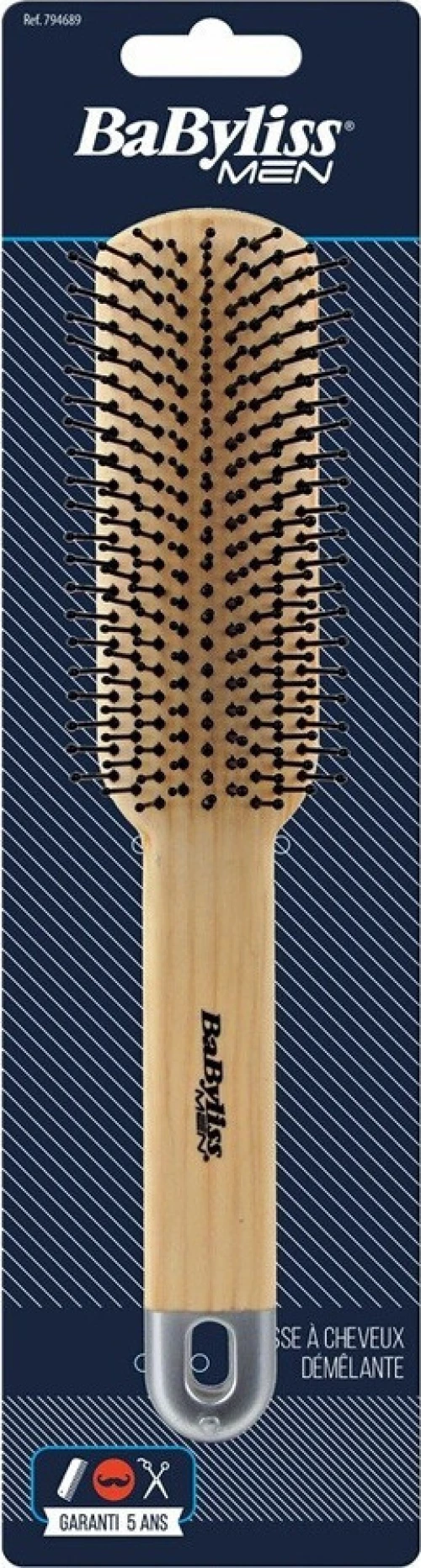 Babyliss Ξύλινη Βούρτσα Ανδρική για Μαλλιά/Μούσι