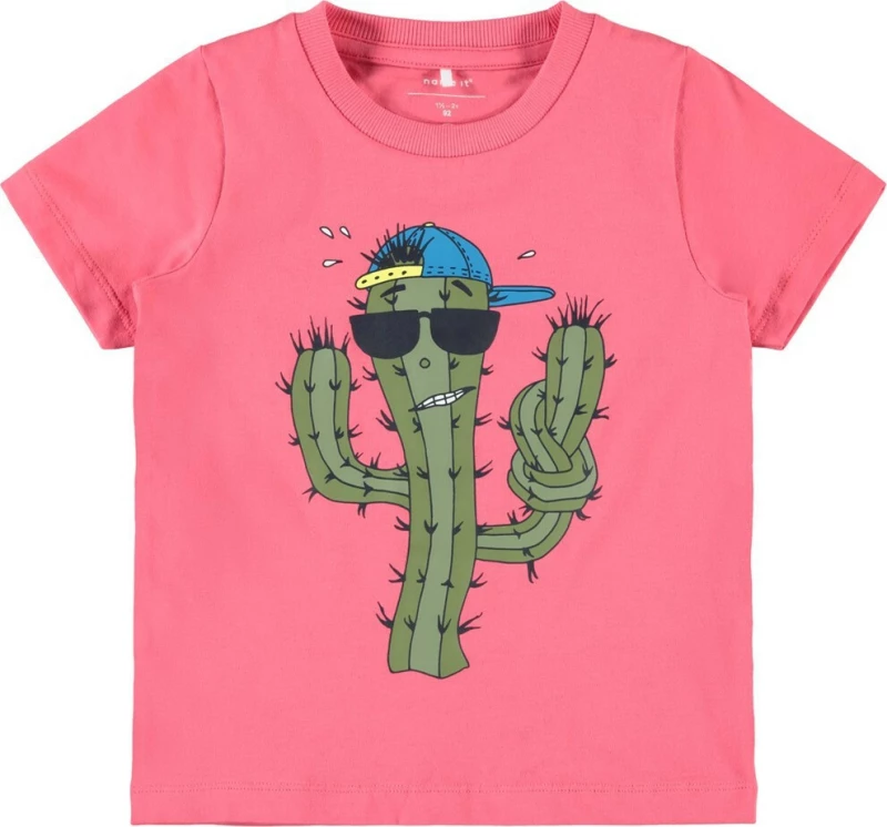 Name It Παιδικό T-shirt για Αγόρι Ροζ 13175013
