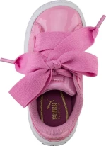 Puma Παιδικό Sneaker Basket Heart Patent για Κορίτσι Ροζ