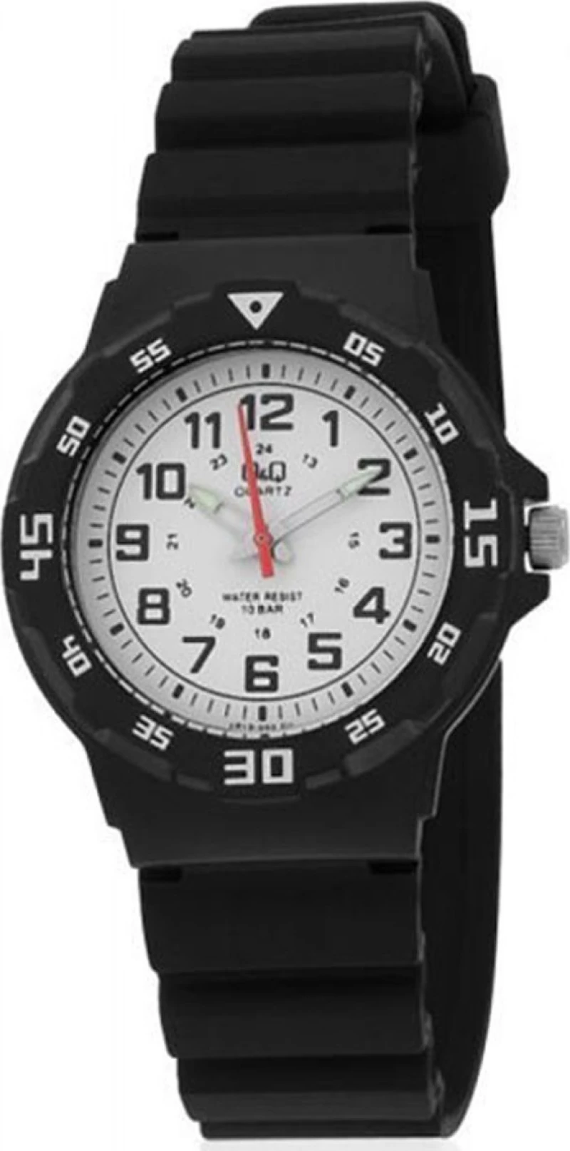 Q&Q Vr19J003Y Kids Black Rubber Strap
