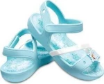 Crocs Παιδικά Παπουτσάκια Θαλάσσης Lina Frozen για Κορίτσι Γαλάζια
