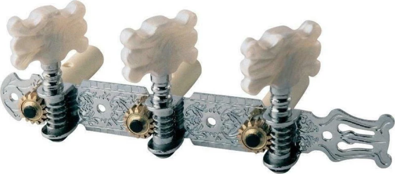 Fire&Stone Tuning Machines Lyra - Butterfly Buttons, Chrome
