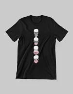 Skull Bubble Παιδικό T-shirt - BLACK