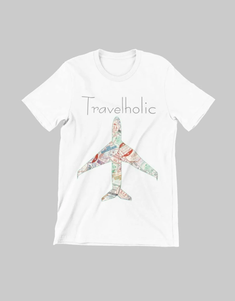 Travelholic Παιδικό T-shirt - WHITE