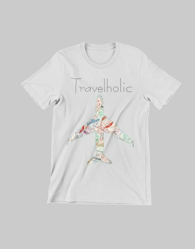 Travelholic Παιδικό T-shirt - GREY MELANGE