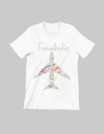 Travelholic Παιδικό T-shirt - GREY MELANGE