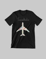 Travelholic Παιδικό T-shirt - BLACK