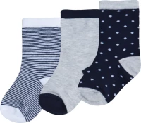 Energiers Σετ 3 Ζευγάρια Κάλτσες 40-0104 Μπλε