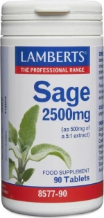Lamberts Sage 2500mg 90 ταμπλέτες