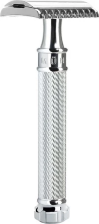 Muhle R41 Twist Traditional De Safety Razor Open Comb Chrome.