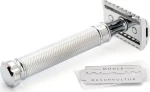 Muhle R41 Twist Traditional De Safety Razor Open Comb Chrome.