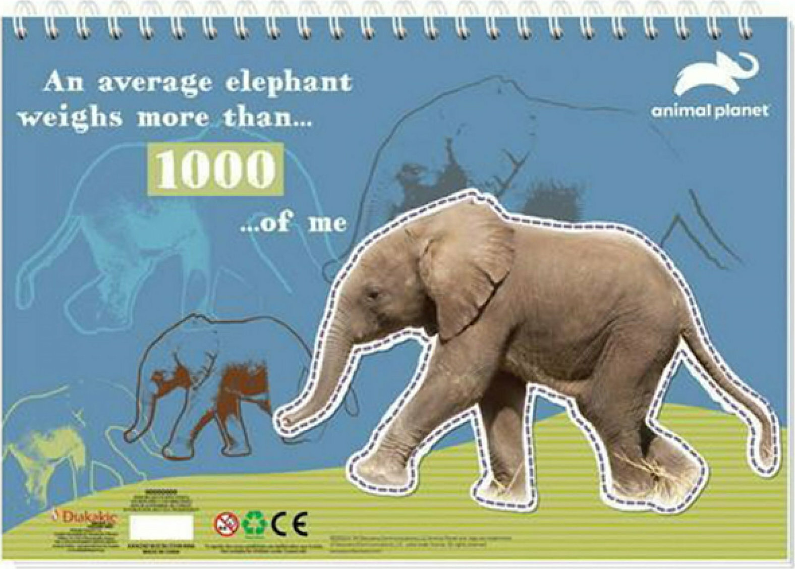 Must Μπλοκ Ζωγραφικής Animal Planet 23x33εκ 40Φύλλα