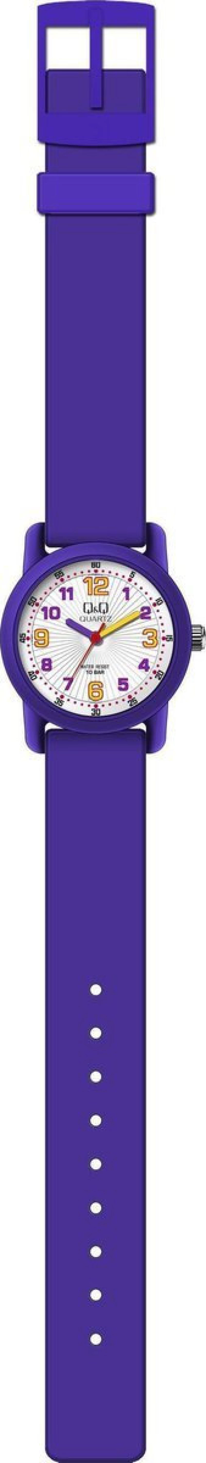 Q&Q Vr41J001 Kids Purple Rubber Strap